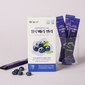 유기농 블루베리젤리 스틱(20g 10개입), 1박스, 200g