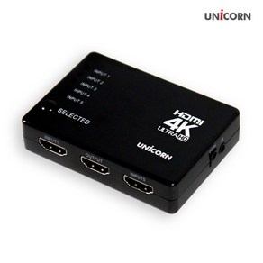 유니콘 HS-500H 4K 5:1 HDMI 스위치 ULTRA HD, 1개