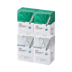 AHC 순면 마스크팩 100매 (카밍 50매 + 브라이트닝 50매), 1개, 100개입