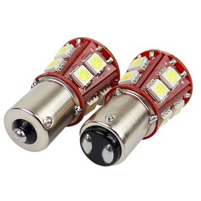 5050 3칩 14발 LED 시그널 전구 깜빡이 램프 12V 24V 미등 브레이크등, 12V 싱글 블루 1EA, 1개