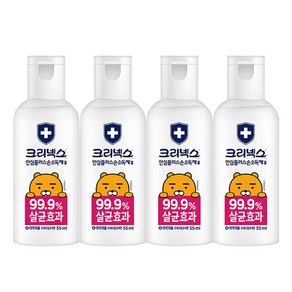 손 소독제 겔 55mlx4 휴대용 카카오 에탄올 살균, 55ml, 4개