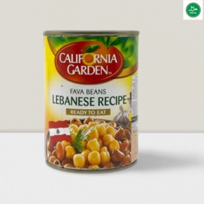 Califonia Gaden Fava Beans Lebanese Recipe 캘리포니아 가든 파바 빈즈 레바논 요리법, 1개, 400g