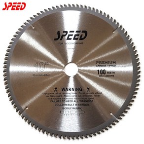 스피드 원형톱날 목공용 10인치x100날x3.0T / 255mm 스킬 목재, 1개