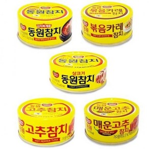 동원 참치 김치찌개용 고추참치 볶음카레 매운 고추 매콤참치 참치캔 통조림, 100g, 참치캔 김치찌개용100g