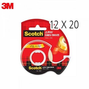 3M 스카치 다용도 테이프 522D 디스펜서 (12mm x 20M)