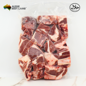 호주산 할랄 양어깨 뼈있음 스튜 카레용 절단 1kg Halal Lamb Shoulde Bone in Stew-Cuy-Cut Austalia 1kg, 1개
