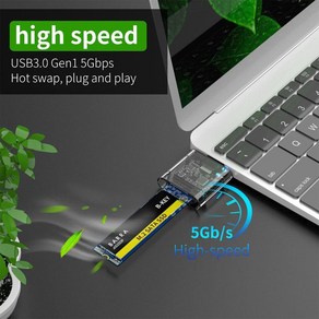 SSD 하드 드라이브 인클로저 디스크 박스 M2 케이스 SATA 섀시 1 세대 USB 3.0 어댑터 M.2 NGFF용