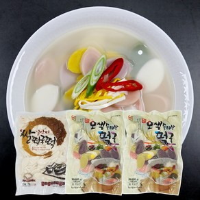 우리쌀 일반미 떡국떡 1kg + 오색떡국떡 600gx2봉