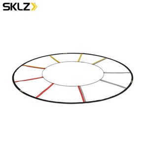 SKLZ 스킬즈 리액티브 어질리티레더 원형 스텝레더 민첩성 스포츠용품 축구콘 포함, 1개