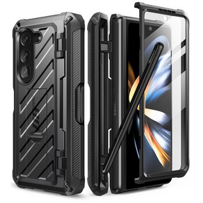 SUPCASE 섭케이스 UBPRO 갤럭시 Z 폴드4 폴드5 러기드 풀커버 펜수납 케이스, Z폴드5(SM-F946N), 블랙, 1개