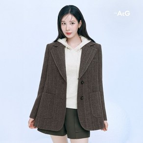 [론칭가 99 900원+앱10% ] 더엣지 24FW 울혼방 보이핏 하프코트