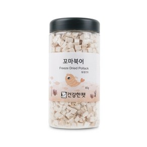 건강한펫 동결건조 꼬마트릿 북어 80g, 1개