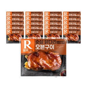 [랭킹닭컴] 랭커 순살 닭다리 오븐구이 소이갈릭, 20개, 100g