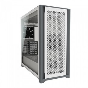 커세어 CORSAIR 5000D AIRFLOW (WHITE) (정품) PC케이스(ATX) / 미들타워, 화이트, 1개