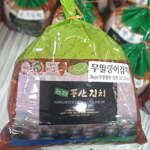 농협 풍산 무말랭이 김치 3kg 일반포장 동절기만, 1개