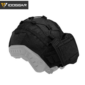 IDOGEAR 전술 헬멧 커버 해양 헬멧 NVG 배터리 파우치 사냥 3812, L