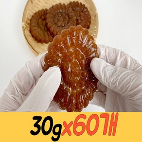 장인명과 궁중 호박 찹쌀 조청약과, 30g, 60개