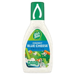 Wish-Bone Chunky Blue Cheese Dessing 8 Fl oz Bottles (Pack of 12), 1개, 237ml