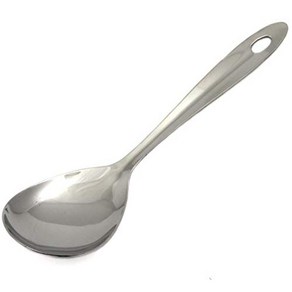 Chef Caft Select Seving Spoon 9.5 inch Stainless Steel Chef Caft Select 서빙 스푼 9.5인치 스테인리스 스틸, 1개