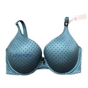 빅토리아시크릿 슈퍼소프트 바디 Pefect Shape 패디드 Dots 브라 Teal 32DDD