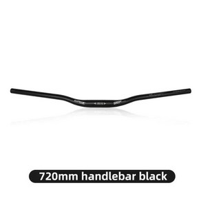 WAKE 산악 자전거 핸들 바 알루미늄 합금 MTB 직경 31.8mm 액세서리 720mm, 02 Black 720mm, 1개