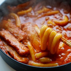 오천떡볶이 매운 오리지널 누들밀떡 즉석 밀키트 사과 달콤 옛날 떡볶이, 매운맛, 긴떡, 1개