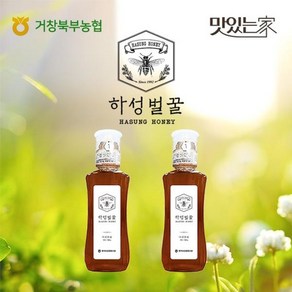 맛있는家 거창북부농협 하성벌꿀 500g x 2병, [0001]기본상품, 2개