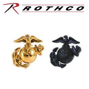 ROTHCO 로스코 [안전발전소] 2754 USMC GOLD MARINES Badge 해병대 뱃지