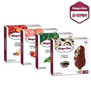 하겐다즈 아이스크림 멀티바(3개입) X 3개 (총9개), 멀티바_쿠키앤크림X2개, 멀티바_스트로베리앤크림, 3개, 80ml