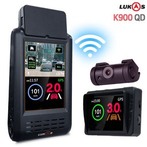 방송특가 루카스블랙박스 K900 QD 32G QHD WiFi 2nd모니터 출장, 단품