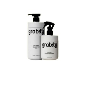 [grabity] 극손상모 워터트리트먼트 & 가는 모발 두피 헤어리프팅 샴푸 스트롱 세트