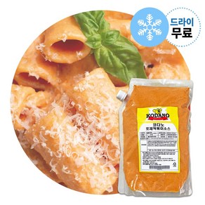 지케이푸드 코다노 로제떡볶이 소스 2kg(드라이) 로제소스 업소용, 코다노 로제 떡볶이소스 2kg, 2kg, 1개