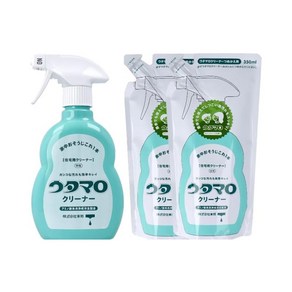 우타마로 클리너 본체 400ml 1개 + 리필 350ml 2개 세트