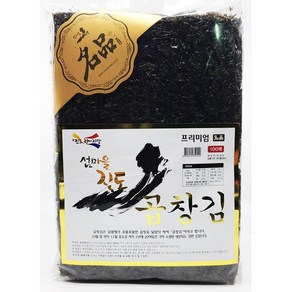 햇김 섬마을진도 곱창김 명품골드라벨 100매 햇김, 1개, 400g