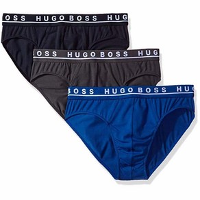 보스 Hugo Boss 남성용 면 미니 브리프 3팩 블랙 S 정품보장