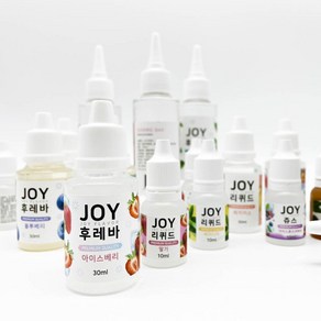 [2+1] 조이후레바 30ml 식품첨가물 액상 향료 플레이버 슬라임 베이킹, 복숭아향 30ml X 3