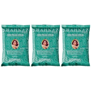 인도정품 Shahnaz Husain 헤나 프레셔스 허브 믹스 100g - 그린, 3개, 100g(3팩)