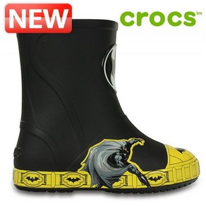 크록스 아동 샌들 H12- 203517-001키즈 Cocs Bump It Batman Rain Boot