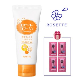 [사은품증정] ROSETTE 로제트 고마쥬 필링젤 스크럽 브라이트 필 칙칙한피부용 비타민C배합, 1개, 120g
