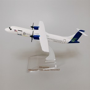 AIR 말레이시아 MASswings ATR72-600 ATR 항공 비행기 모형 합금 금속 다이캐스트 항공기 장난감 15cm, 1개