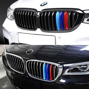 [카비니] 호환 BMW M 그릴커버 튜닝 몰딩 커버 F10 F30 F32 X1 3 4 5 6 시리즈 320d 528i 520d GT 악세사리 용품, 06. X1 (2009-2014년)