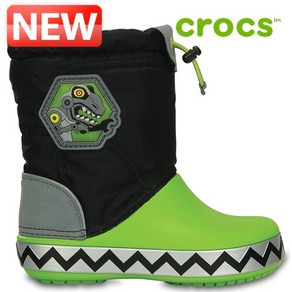 크록스 키즈화 H12- 203752-09WKids CocsLights LodgePoint RoboSau Boot 아동부츠 키즈부츠 겨울부츠