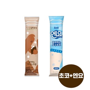 매일 얼려먹는요구르트 85g 엔요X6개입+상하목장 얼려먹는아이스크림 초코맛X6(총12개입)/무배, 1개