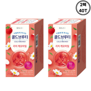 담터 콜드브루티 리치 캐모마일, 1g, 40개입, 1개