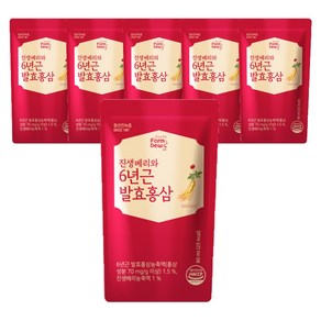 팜듀건강즙 진생베리와 6년근 발효홍삼 80ml*30팩 혼합음료 참선진녹즙 진천지사, 30개, 80ml