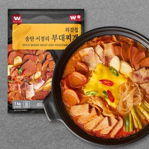 [KT알파쇼핑][외갓집] 서정리 부대찌개 1kg X 3팩