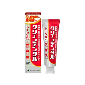 [일본 클린덴탈치약 일본직구] 의약외품클린 덴탈 L 토탈 케어 150g × 4개, 100g, 1개