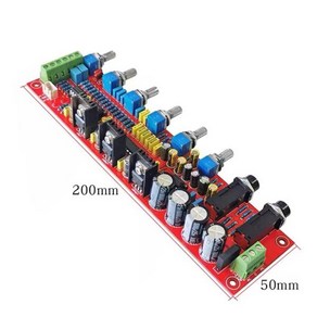 가라오케 OK 톤 프리앰프 보드 오디오 반향 이퀄라이저 제어 프리앰프 NE5532 PT2399
