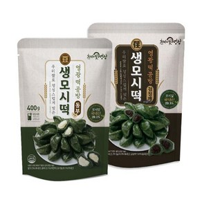 영광떡공방 생모시떡 10개입 x 8팩(동부 4팩+검정깨 4팩)