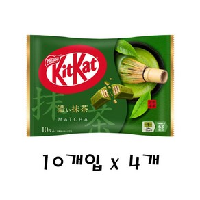 네슬레 킷캣 초콜릿 미니 녹차 11개입x4개, 4개